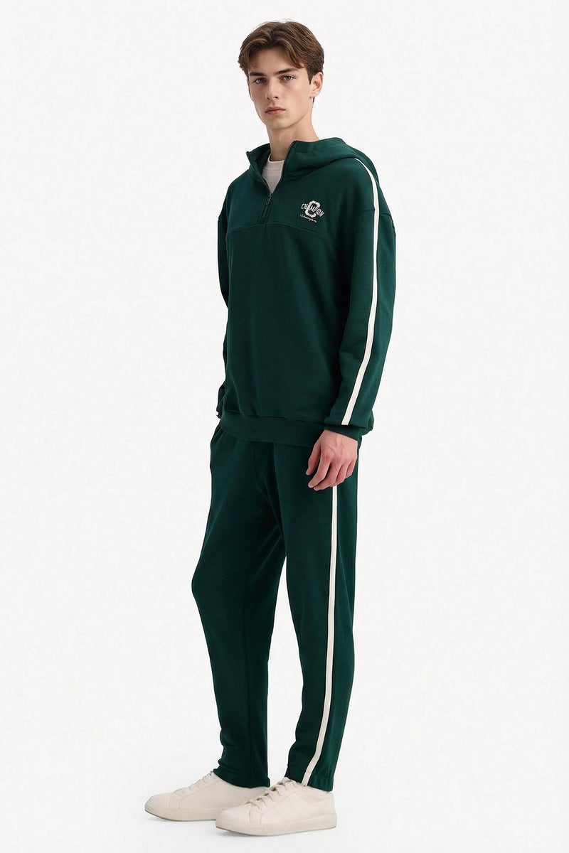 DeFacto Green Man Regular Fit Jogger Trousers Casual - Image 2